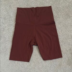 Nike Yoga Dri-FIT Shorts in Rust
